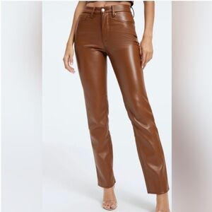 Good American leather pants